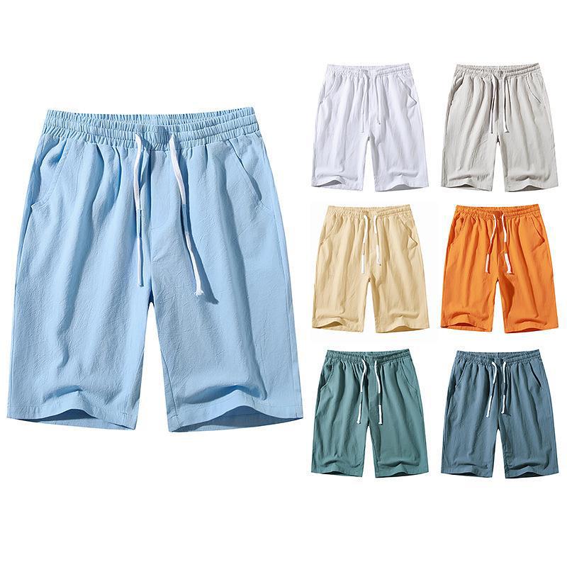 COTTON COLORFUL 11'' INSEAM RUNNING SHORTS