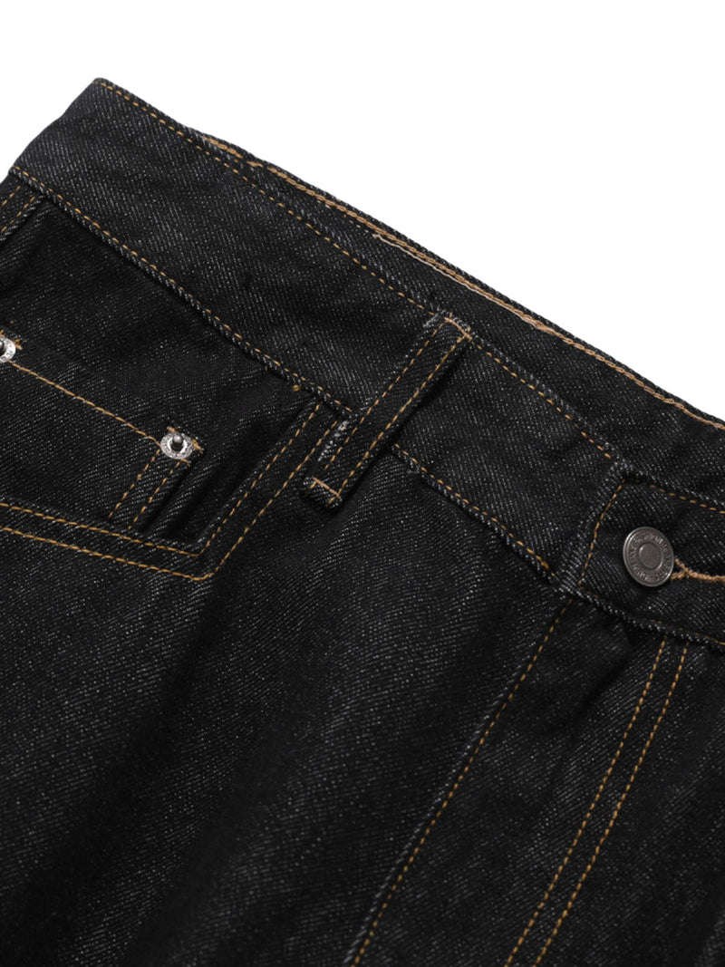 Multi-Pocket Deconstructed Washed Barrel Cargo Jeans