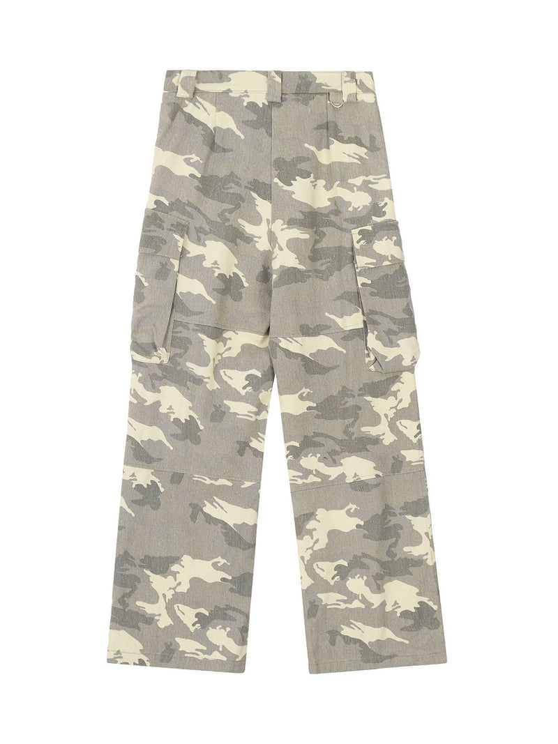 Camouflage Multi Pocket Cargo Pants