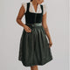 Oktoberfest Dark Green Velvet Dirndl