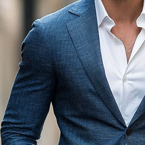 Bequemer Zwei-Knopf-Blazer für Herren im Frühling und Herbst