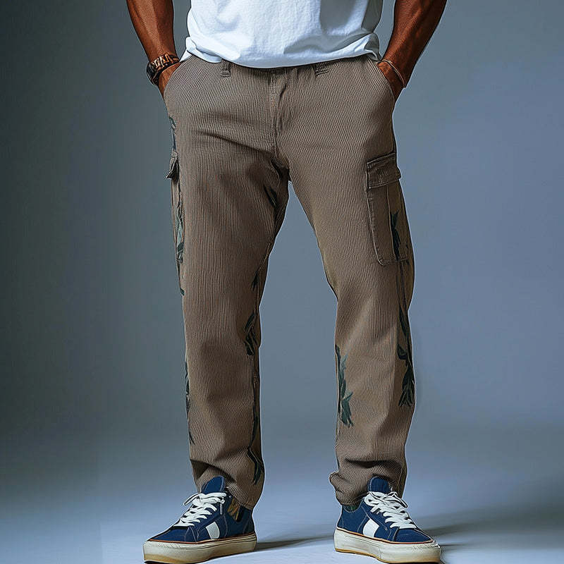 Herren Frühlingsmode Retro Bedruckte Freizeithose