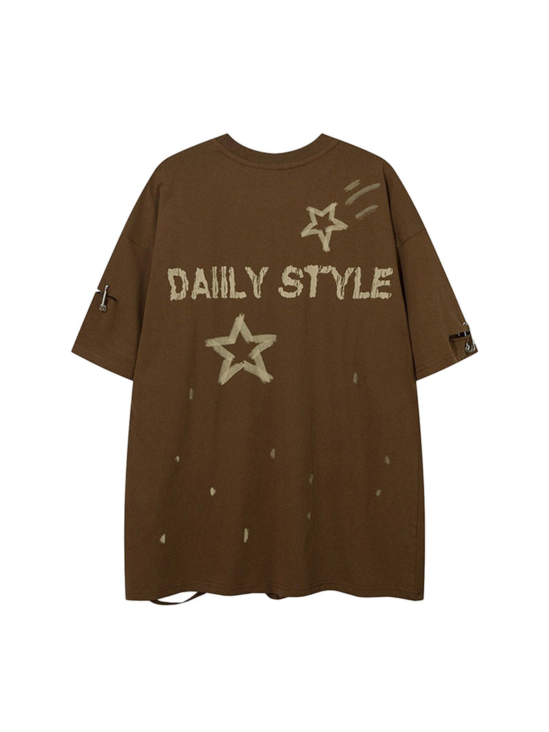 High Street Star Loose T-Shirt