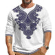 Men's Printed Casual Round Neck Long Sleeve T-Shirt