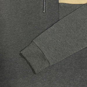 Lässiges, einfarbiges Sweatshirt mit Reißverschluss und Stehkragen für Herren