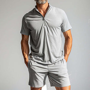 Einfacher, atmungsaktiver und bequemer Sportanzug für Herren