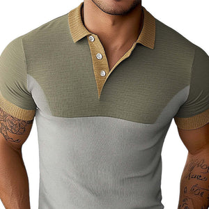 Men's Summer Skin Friendly And Comfortable Polo T-Shirt