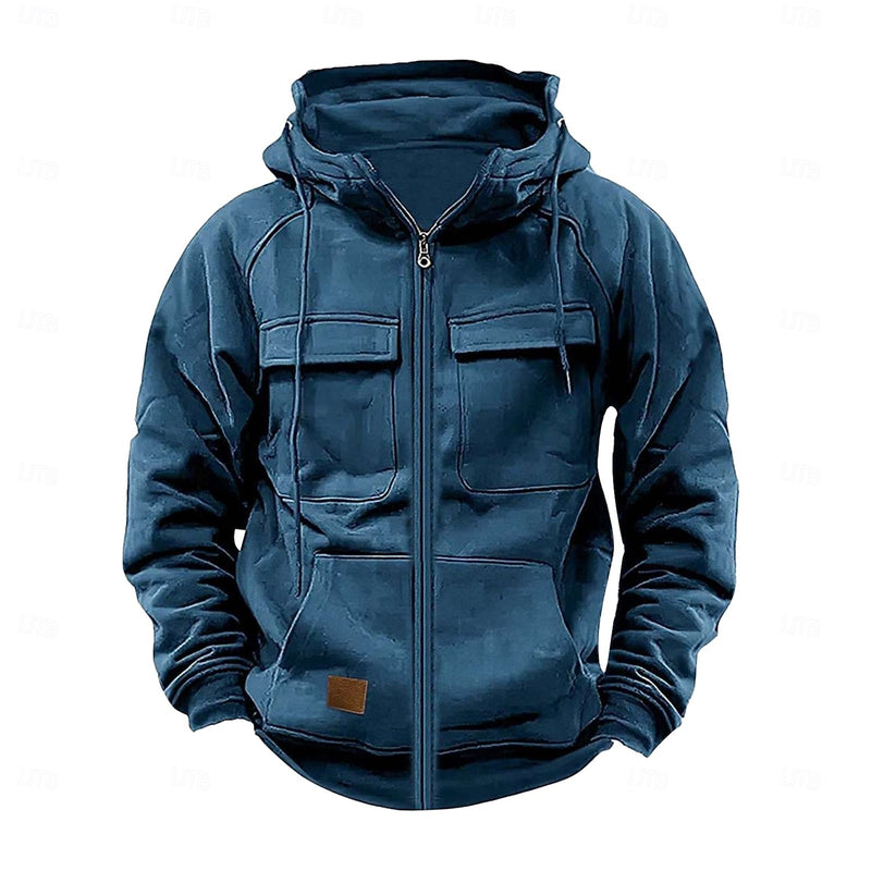 Men's Hoodie Full Zip Hoodie Tactical Hoodie