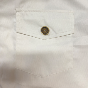 Men's Classic Casual Solid Color Slim Fit Multi-Pocket Short Sleeve Shirt