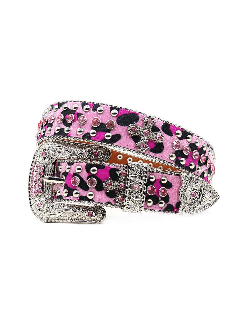 Punk Style Hotfix Rhinestone Belt