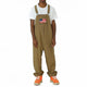 Men's American Flag Printed Casual Loose Straight Cargo Overalls