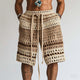 Men's Holiday Braided Beach Shorts