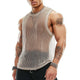 Atmungsaktives Mesh-Tanktop mit Rundhalsausschnitt für Herren