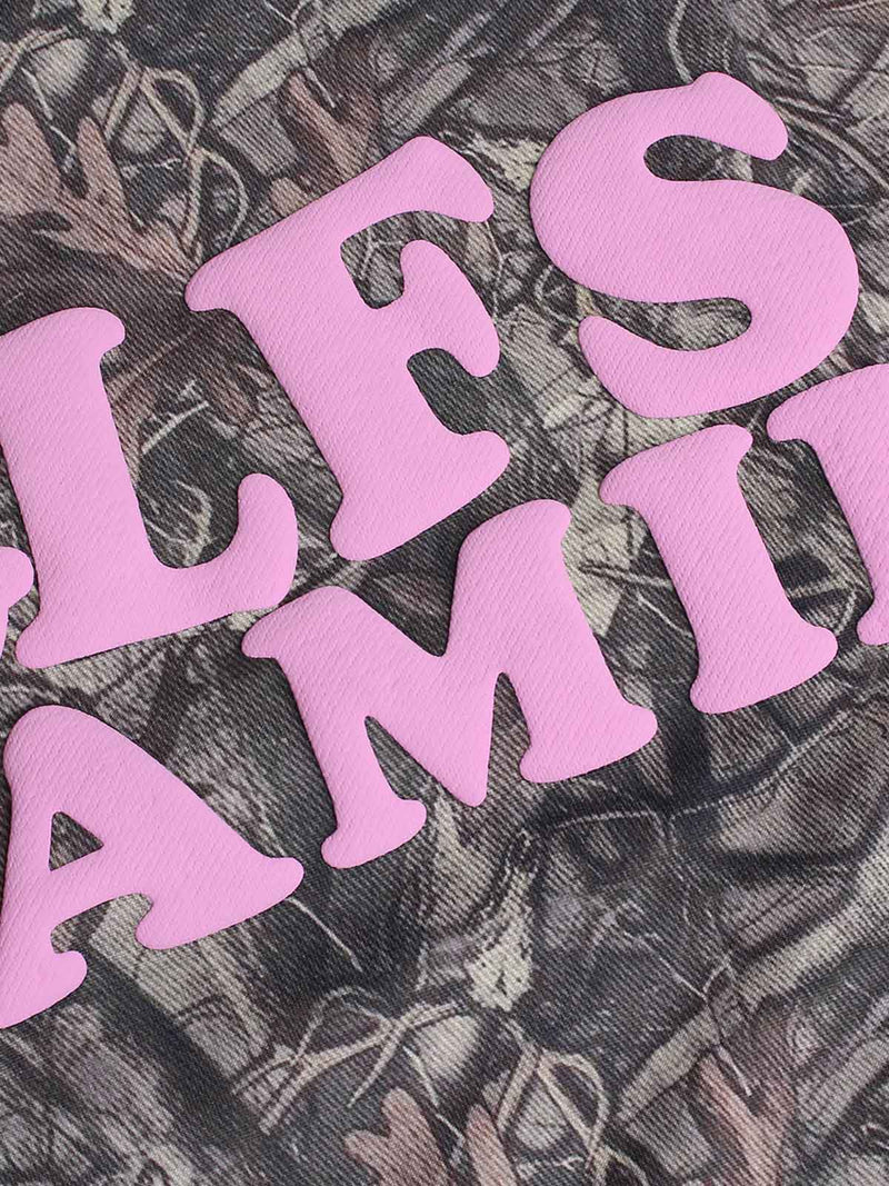 Camouflage Foam Letter Hoodie