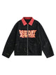 Retro Patchwork Letter Denim Jacket