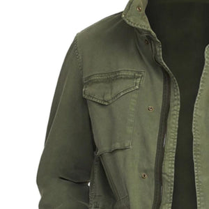 Men's Retro Casual Field Multi-Pocket Work Jacket