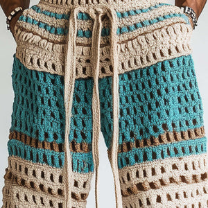 Men's Holiday Braided Beach Shorts