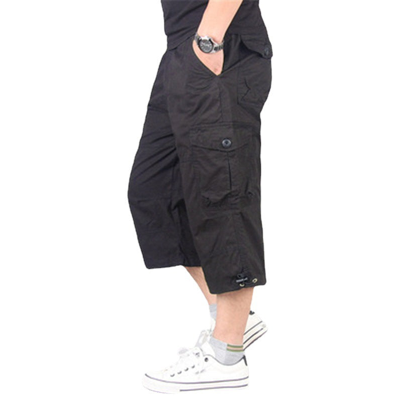 100% COTTON SPORTS CARGO SHORTS