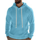 Men's Casual Outdoor Polar Fleece Long Sleeve Pullover Hoodie