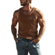 Men's Classic American Retro Western Style Corduroy Embroidered Tank Top