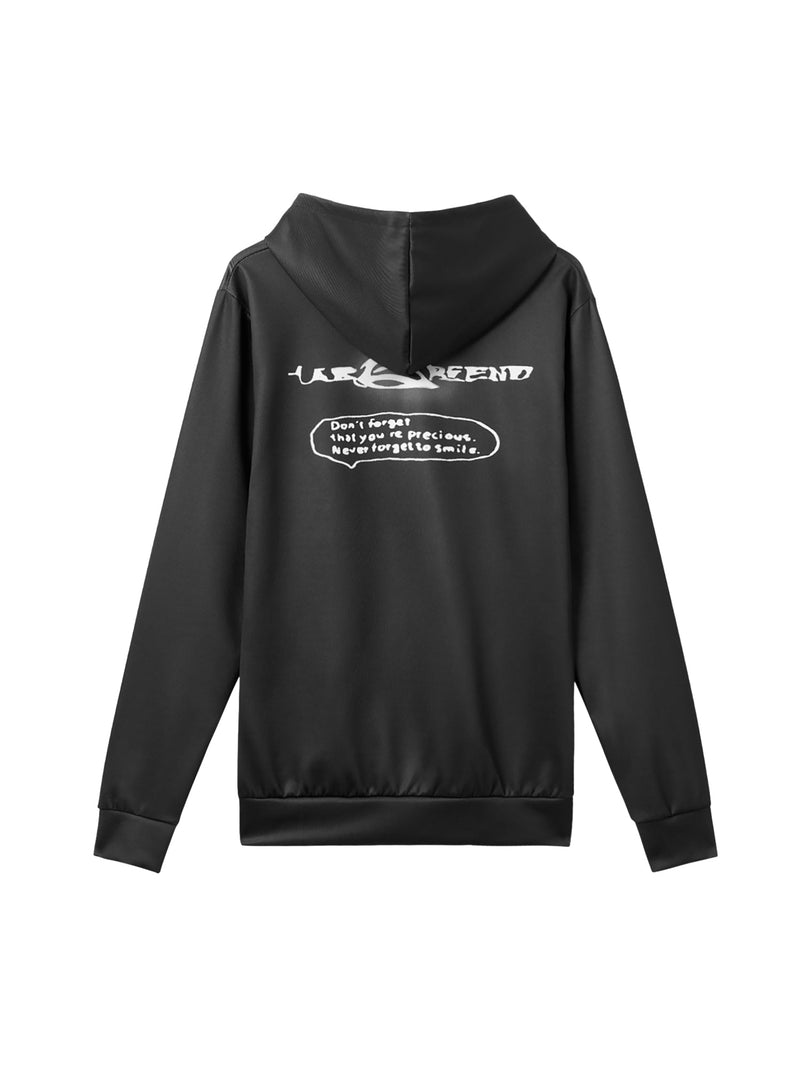 Line Painted Character Hoodie