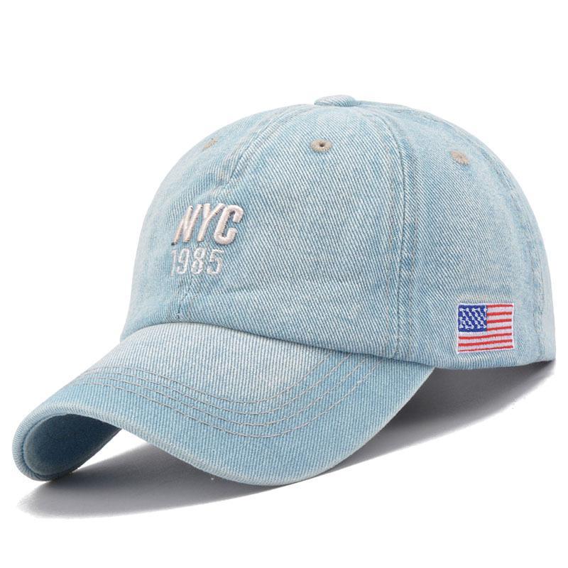 Men's Vintage American Flag Cowboy Cap