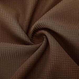 Lässiges Herren-T-Shirt mit Waffelmuster, Rundhalsausschnitt, aufgesetzter Tasche, Slim Fit, Langarm