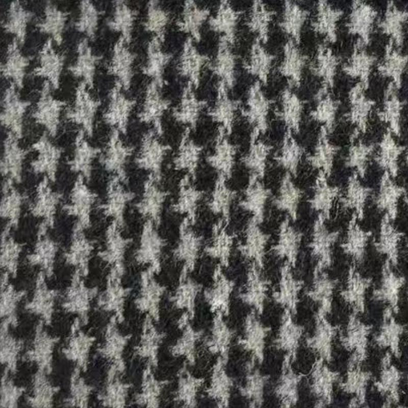Men's Vintage Houndstooth Notch Lapel Single Breasted Slim Fit Blazer