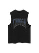 Retro Hip-hop Foam Printed Star Vest