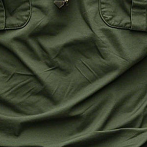 Men's Army Green Pocket Casual Short Sleeve T-Shirt