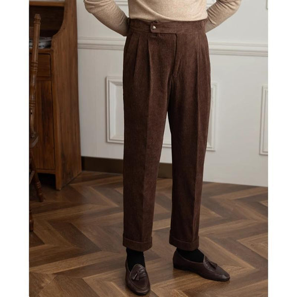 Herren Vintage Cord Naples Hose