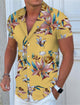 Men's Hawaiian Aloha Flowers Design Shirt