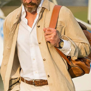 Apricot Casual Windbreaker-Jacke für Herren im Frühling und Herbst