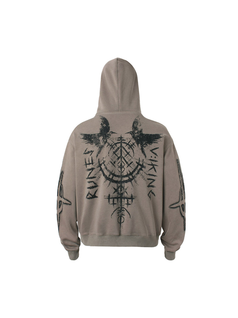 Triple Eye Graphic Hoodies