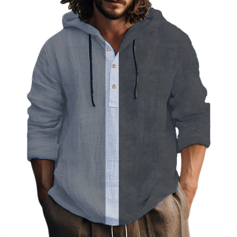 BAMBOO HEMP SHIRT HOODIE LONG SLEEVE HOODIE