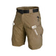 ICESHION USA FLAG TACTICAL MULTI POCKETS 11'' INSEAM PERFORMANCE CARGO SHORTS WITHOUT BUCKLE BELT