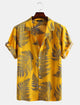 Men's Hawaiian Graphic Plants Shirt