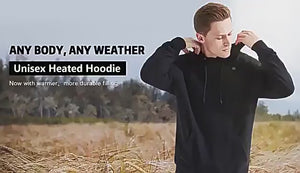USB HEATED HOODIE, HEATING SUIT, WARM OUTDOOR HOODIE