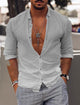 Men's Gradient Color Casual Shirt