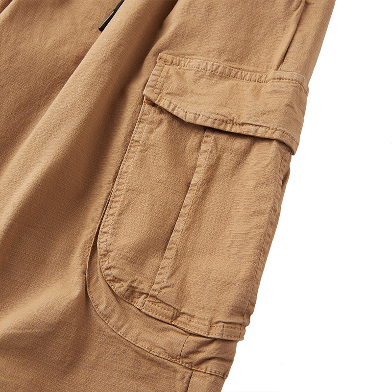 POCKETS DRAWSTRING CARGO PANTS