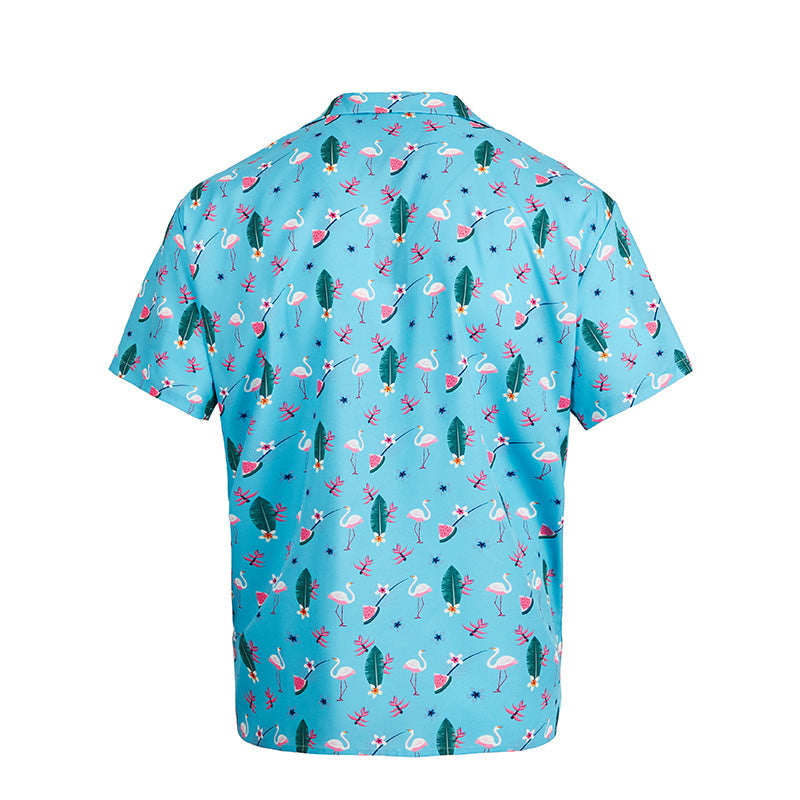 FLAMINGO ALOHA SHIRT