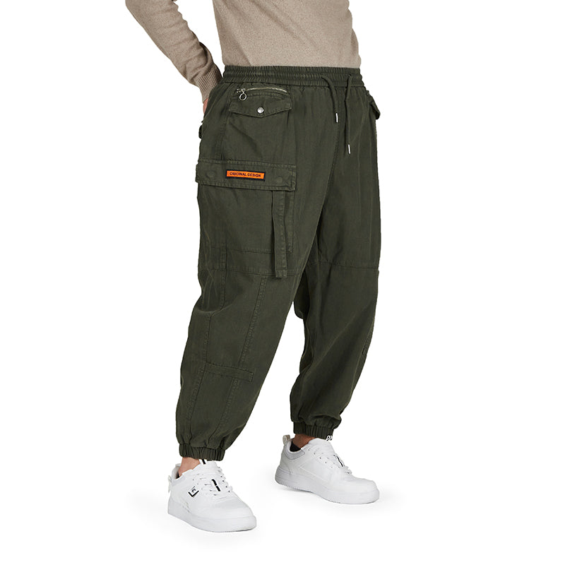 POCKETS CHAIN CARGO PANTS