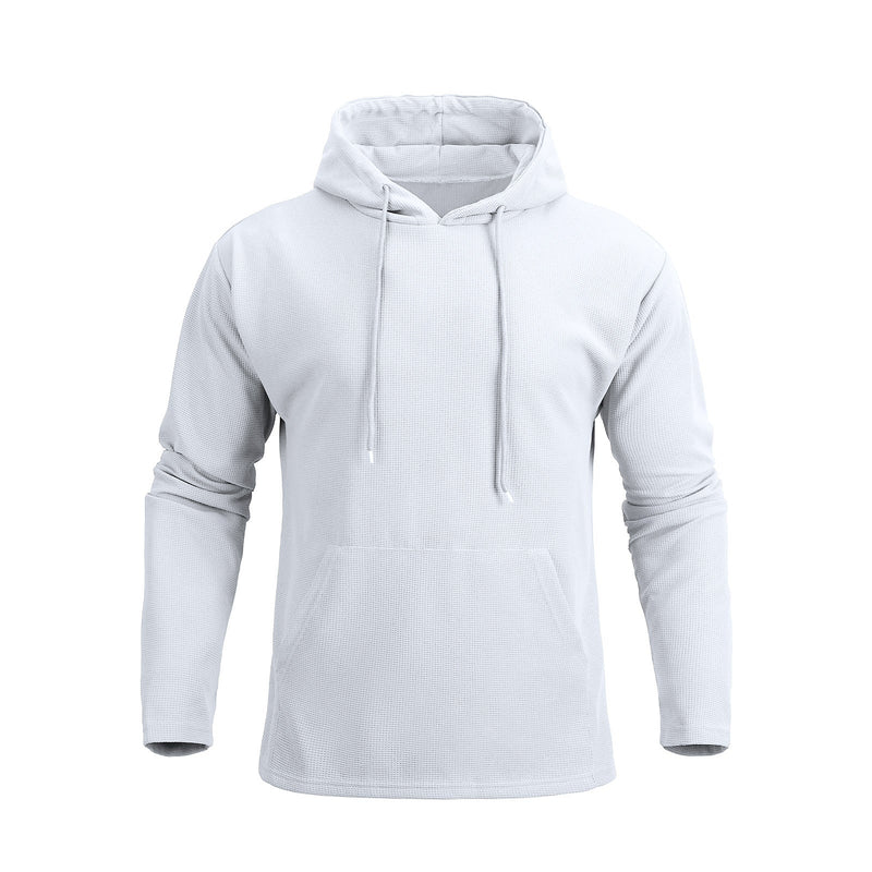 ESSENTIAL POCKET WAFFLE HOODIE