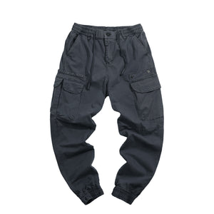 GEWASCHENE CARGOHOSE MIT TASCHEN