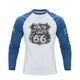 ROUTE 66 RAGLAN GRAPHIC LONG SLEEVE T-SHIRT