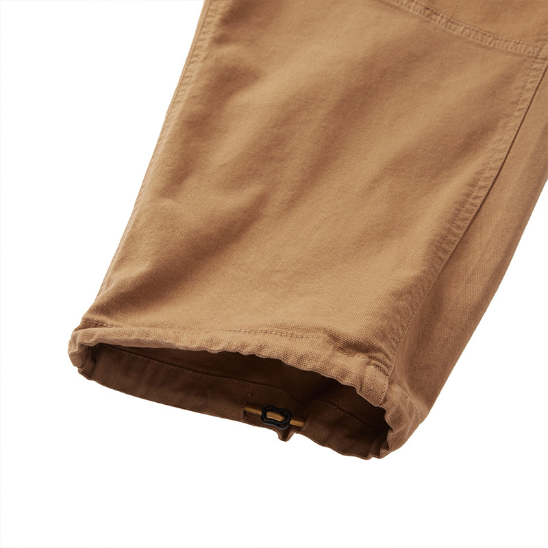 METAL BUCKLE WASHED CARGO PANTS