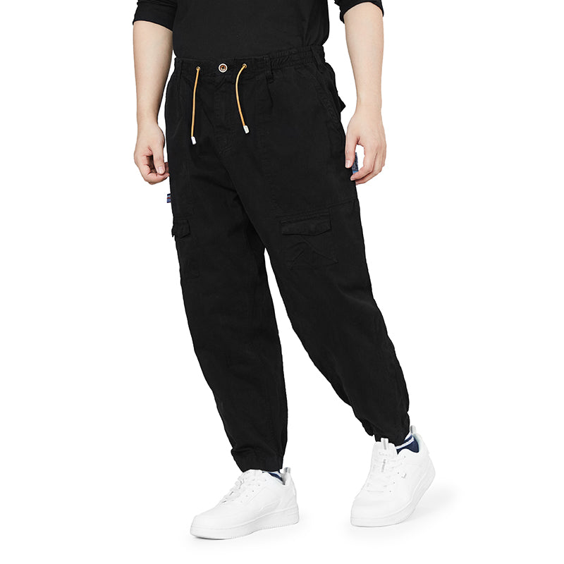 POCKETS DRAWSTRING CARGO PANTS