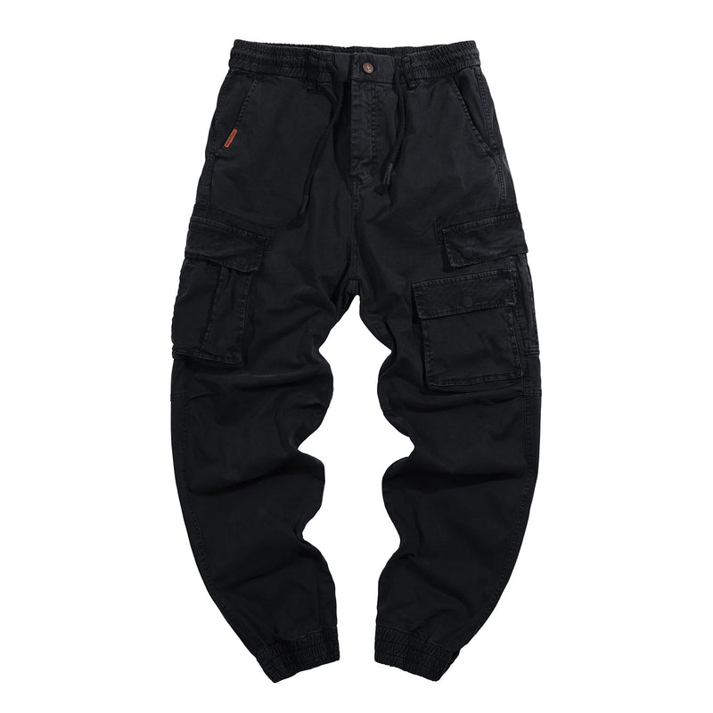 POCKETS WASHED CARGO PANTS