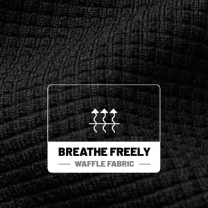 WAFFLE USA FLAG CROSS BREATHABLE HOODIE