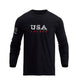 USA FLAG GRAPHIC LONG SLEEVE T-SHIRT